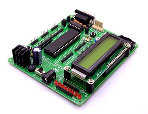 Image of ATMEL 8051 Quick Starter Development Board On-Board AT89S52,MAX232,16x2 LCD,DS1307 Support AT89SXX,P89V51RD2,SST89E516RD