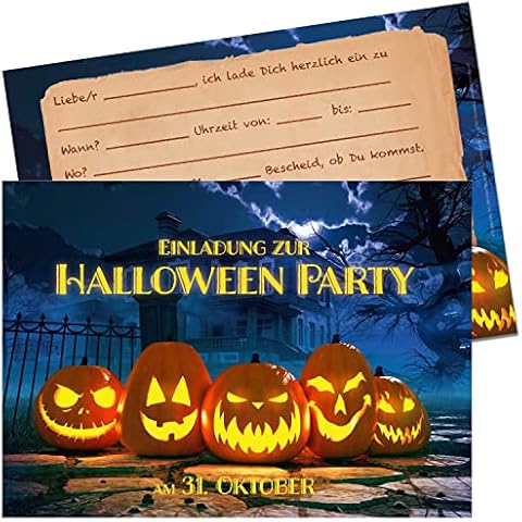 15 tarjetas de invitación de Halloween para fiestas de terror Cover