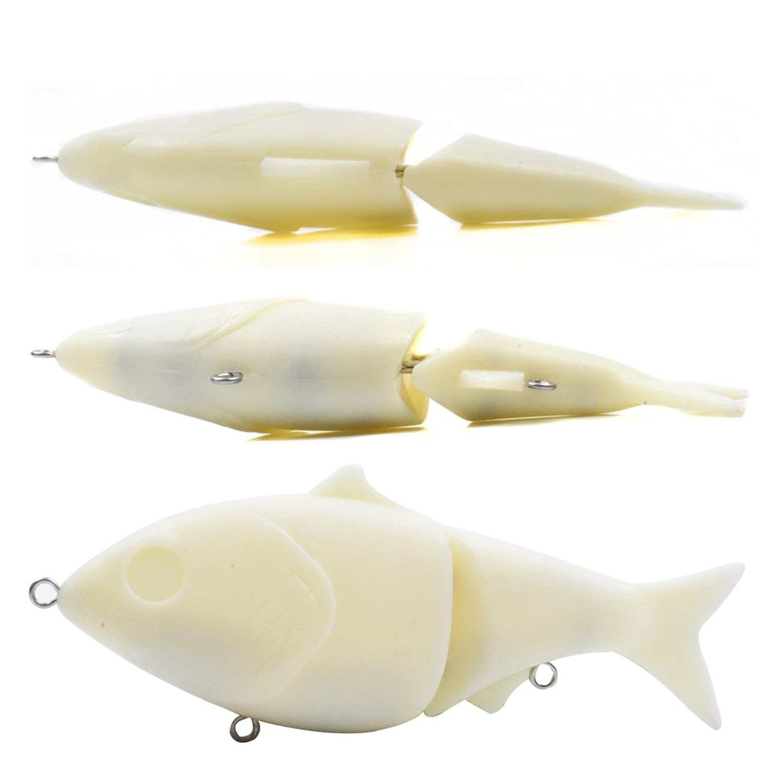 Kit d'appâts de Pêche Leurres de pêche Non peintes Glide Bait Lure Hard Blank Wobbler Slider Swaybait Pêche Tackle 13cm Leurres de Pêche