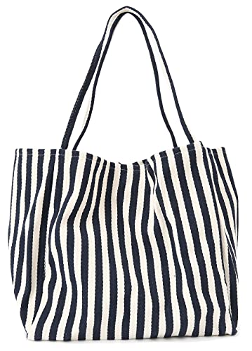 Image of Women's Tote Bag Large Canvas Shoulder Bag Hobo Bag Loose Bag Daily Working Handbag Beach Bags For Women