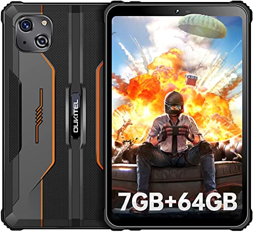 OUKITEL RT3 Tablet 8 Pulgadas, 7GB+64GB Octa-Core 1TB Ampliable, Android 12, Soporte 4G Dual...