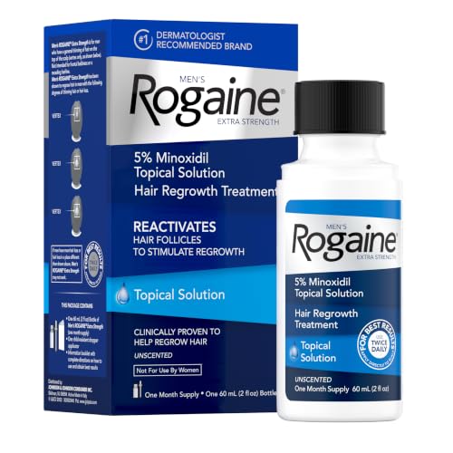 Men's Rogaine Extra Strength 5% Topical Minoxidil Solution, 2 fl oz