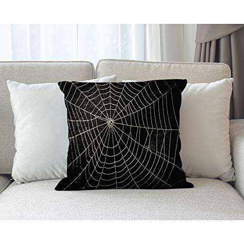 Moslion SOILMM-KWDI-214 Halloween Pillows Decorative Throw Pillow Cover Horror Spider Web Net thumb #1