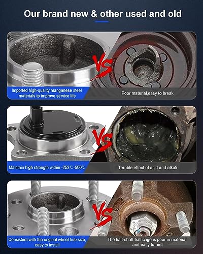 Image of ECCPP Wheel Hub Assembly Rear 512207 for Lexus Es300 2002-2003, for Lexus