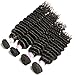 Beauty Forever 8A Brazilian Virgin Hair Deep Wave 3 Bundles 100% Unprocessed Virgin Human Hair Extensions (14 16 18inch)