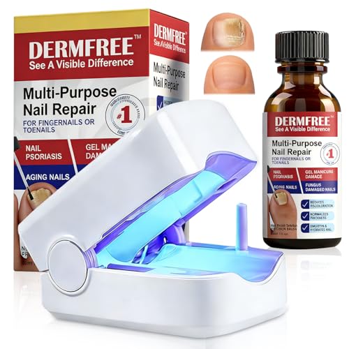 Dispositivo PREMIUM Limpieza Laser para Eliminar Hongos Uñas Pies + ACEITE Esencial| Reparadores de Uñas Solución,Nutre Uñas Solución,Enfermería parauñas Gruesas, Rotas, Descoloridas y Dañadas
