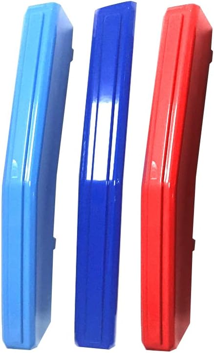 ontto Tri Grille Insert Trims Strips Front Center Kidney Grilles Fit for Volvo S60L(Color B)