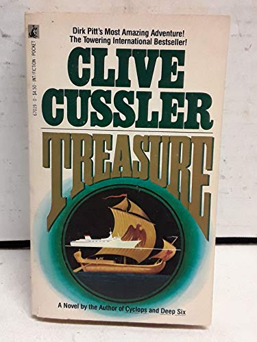 Treasure-Cussler X 0671670190 Book Cover