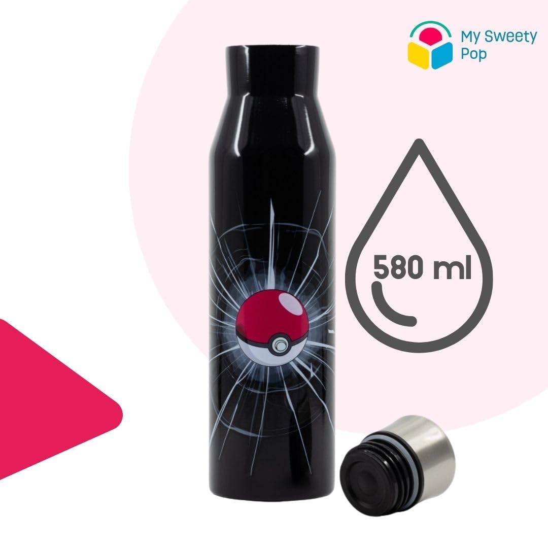 My sweety pop, Water Bottle, Stainless Steel, Child, Adult, Teen, Meal, 27 cm, 580 ml, Hydration, Gift Idea, Bottle, Isotherm - Image 4