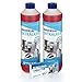 Produktbild Pflegeset für Kaffeevollautomaten 2x flüssiger Entkalker 750ml und 10x 2g Reinigungstabletten
