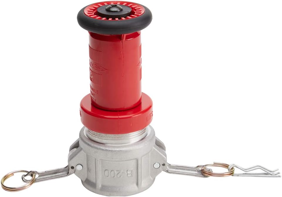 Aluminum 2 Camlock Fitting Coupling With Heavy-Duty Plastic Fire Nozzle