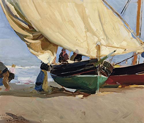 Affiches sur toile Pescadores Sorolla sans cadre pour éliminer les murs vides