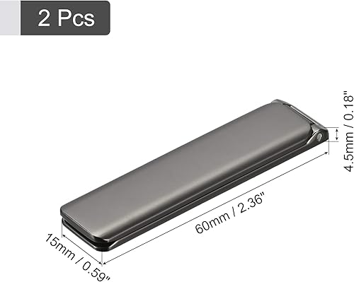 Miniatura 2 de uxcell Soporte para teléfono celular, paquete de 2 soportes de escritorio horizontales y verticales, soporte magnético de ángulo ajustable para la