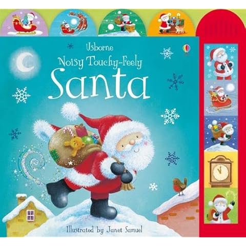 Noisy Touchy-feely Santa (Usborne Touchy-Feely Books) (Busy Sounds) (Noisy Books) Cover