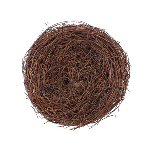 YTtkku Decoración de nido de pájaros de Pascua, sofisticada decoración de pájaros para sala de estar y decoración de ventana de tienda