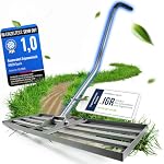 GREEN Spark – GREEN Spark Rasenrakel [Ergonomisch] 80x30 cm mit Klicksyste