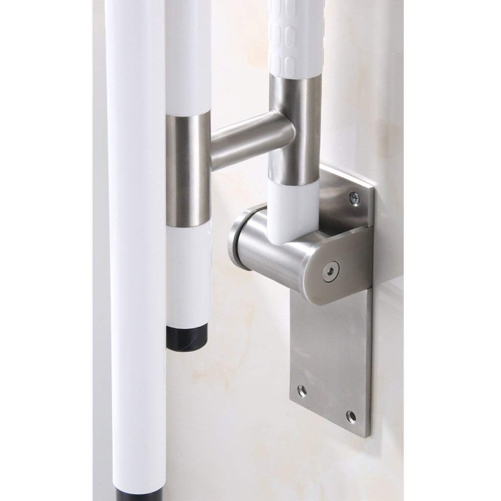 Barra de Agarre de Seguridad para Ducha sin Plomo para Bañera, Barra de Agarre de Acero Inoxidable con Ventosa Plegable, Color Blanco Óxido, Amarillo, Soporte de Seguridad, Barra de Agarre, Barr