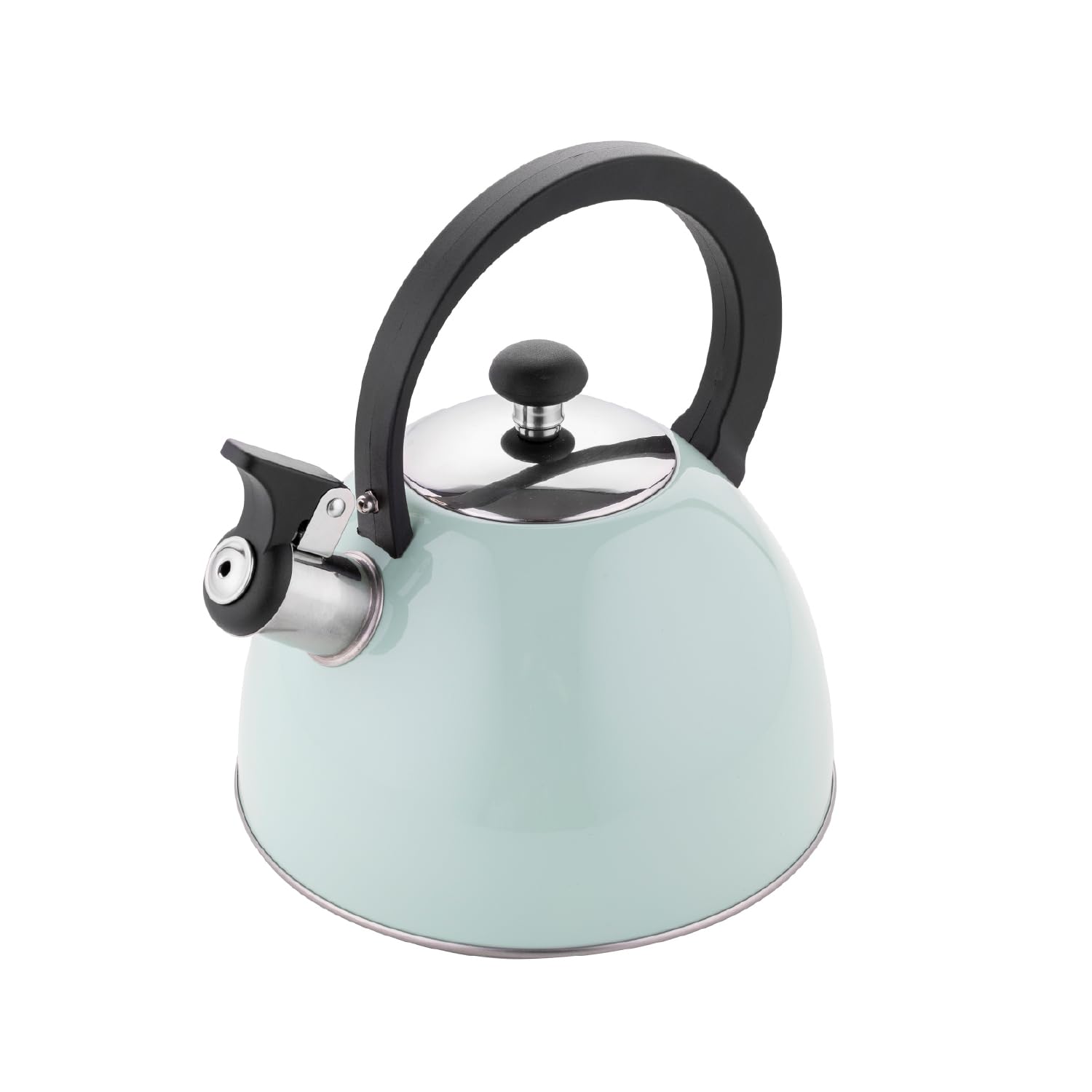 FLORINA Hervidor de Agua (2,5 l) I Tetera de Acero Inoxidable LUKE I Silbato con Mango de Bakelita I Silbido Automático I Tetera para Té y Café I Apta para Todo Tipo de Cocinas I Color: Negro — view 10