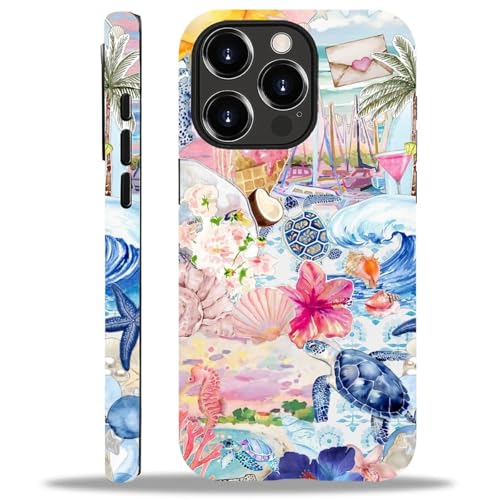 Coque iPhone 12 sable et mer, protection souple pour vos vacances