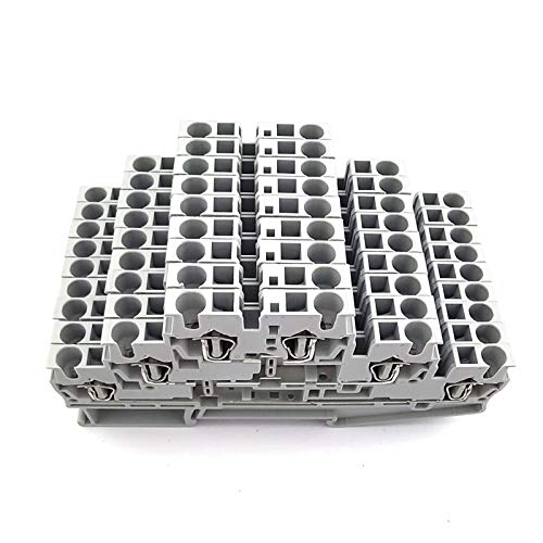Bornes, Bornier Type de rail 2.5MM place Pull-arrière Type Linéaire Type de trois couches Terminal ignifuge pour un sertissage précis