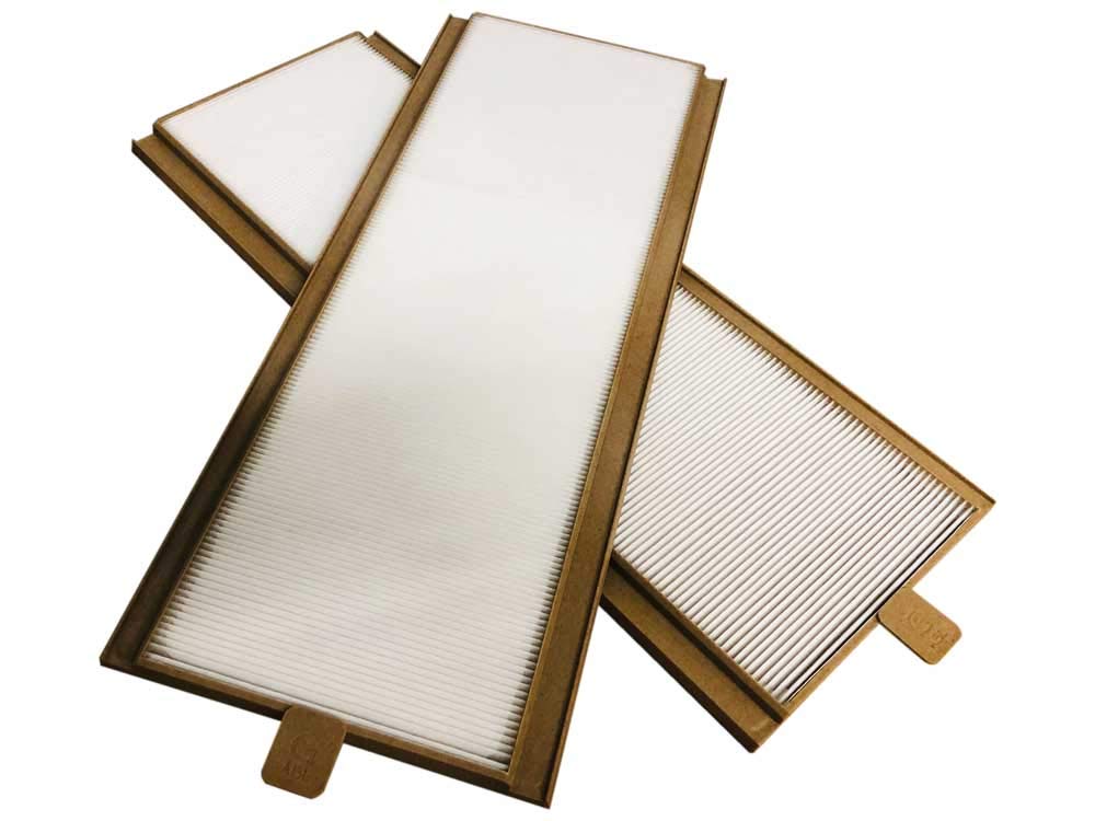 Filtro adecuado para Zehnder ComfoAir 350/550 – 10 filtros de polen F7 para entrada de aire | Ahora disponible en marco de plástico ecológico | marca propia de Sparhai24