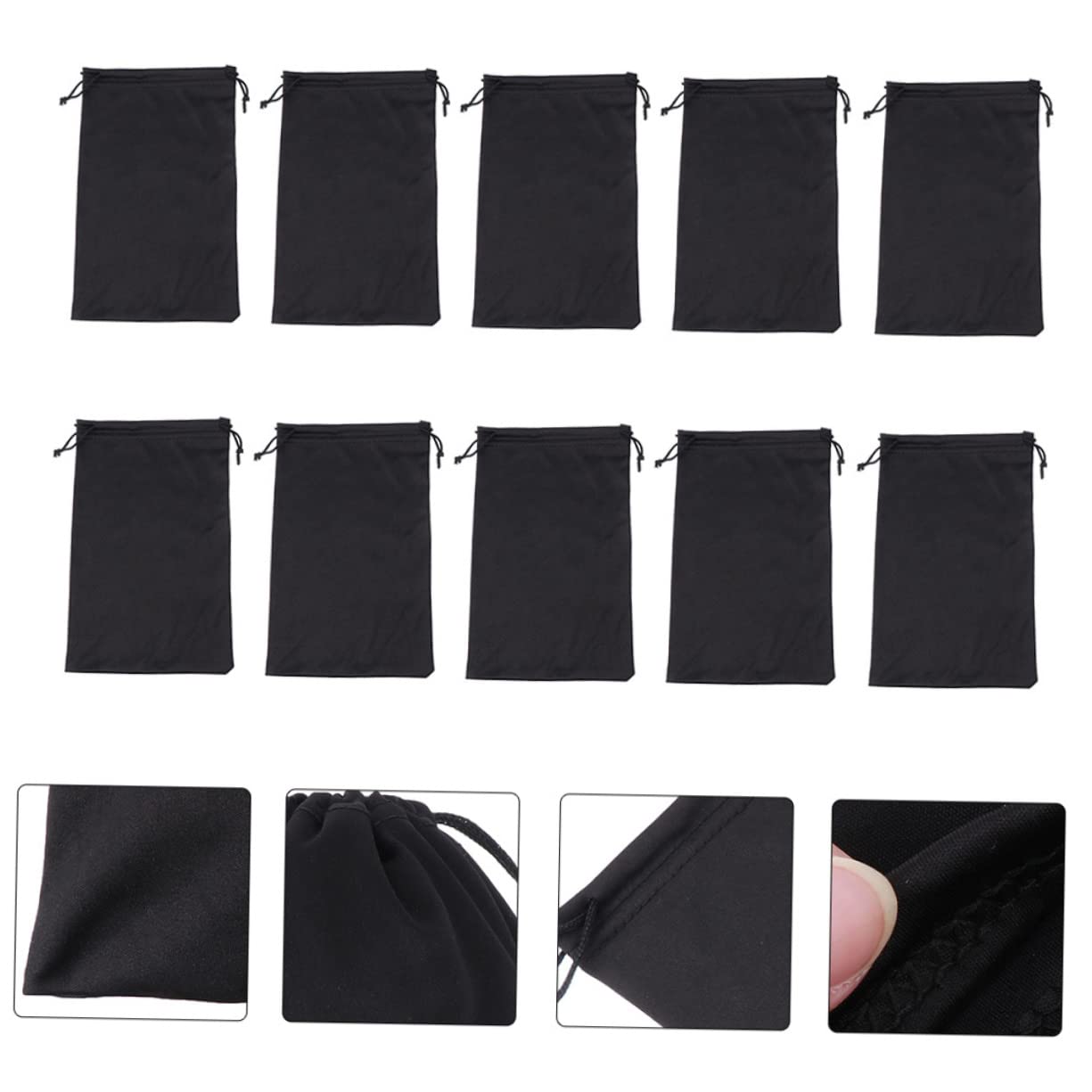 Abaodam 75pièces Pochette De Rangement pour Lunettes De Ski Lot Cordon Résistants Aux Rayures pour Masques De Ski Et Accessoires De Lunettes Pratique Et Compact