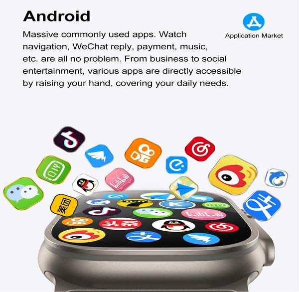 Image of HK Ultra One 4G /5G Smart Watch with SIM & GPS | 4GB RAM 32GB ROM | AMOLED Display | AI-Powered | Side Camera | Fitness & Sports Tracker for Men & Women (Black)