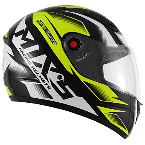 MIXS MX2 Storm, Capacete Motociclista Adulto Unissex, Amarelo (Yellow), 56