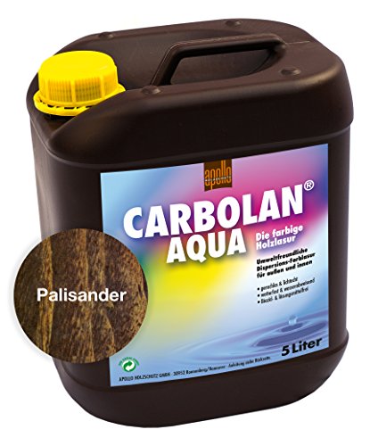 Preisvergleich Produktbild Carbolan Aqua Holzlasur, 5L (Palisander)