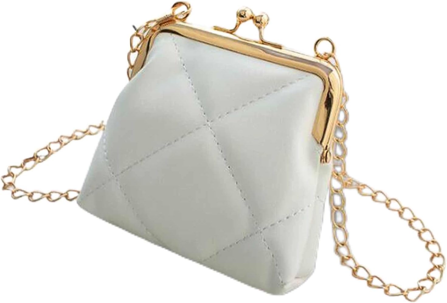 1Pcs Women Kiss Lock Purses and Handbags Vintage Purses Wallet Crossbody Bag Handbag