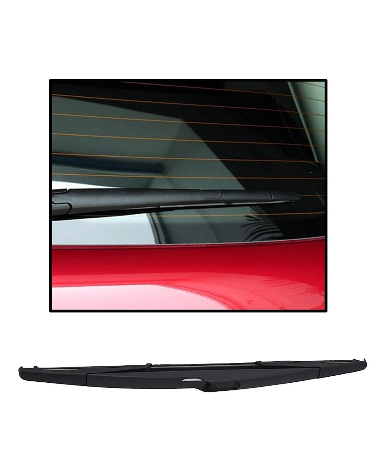 Kit de 3 Essuie-Glaces Compatible avec Peugeot 2008 A94 (2013-2018) | Avant 26"+16" & Arrière 12" | Silencieux