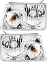 For Ford Ranger Headlights Lamps Set 2004 2005 2006 2007 2008 2009 2010 2011 Halogen Driver and Passenger Side