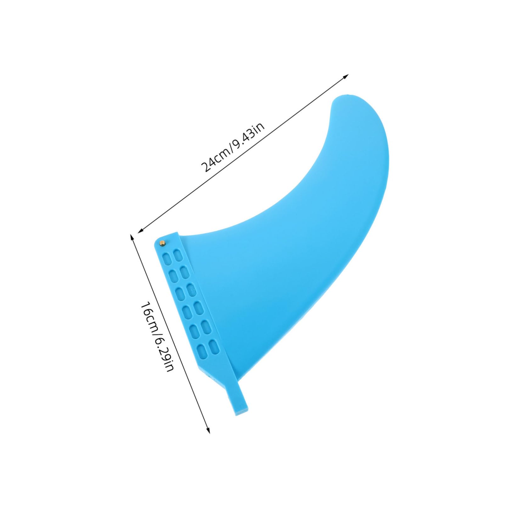 ERINGOGO Replacement Surfboard Tail Fin: Fiberglass Nylon Sup Fin 9-inch Paddleboard Water Stabilizer Surfing Fins with Screw for Surf Use