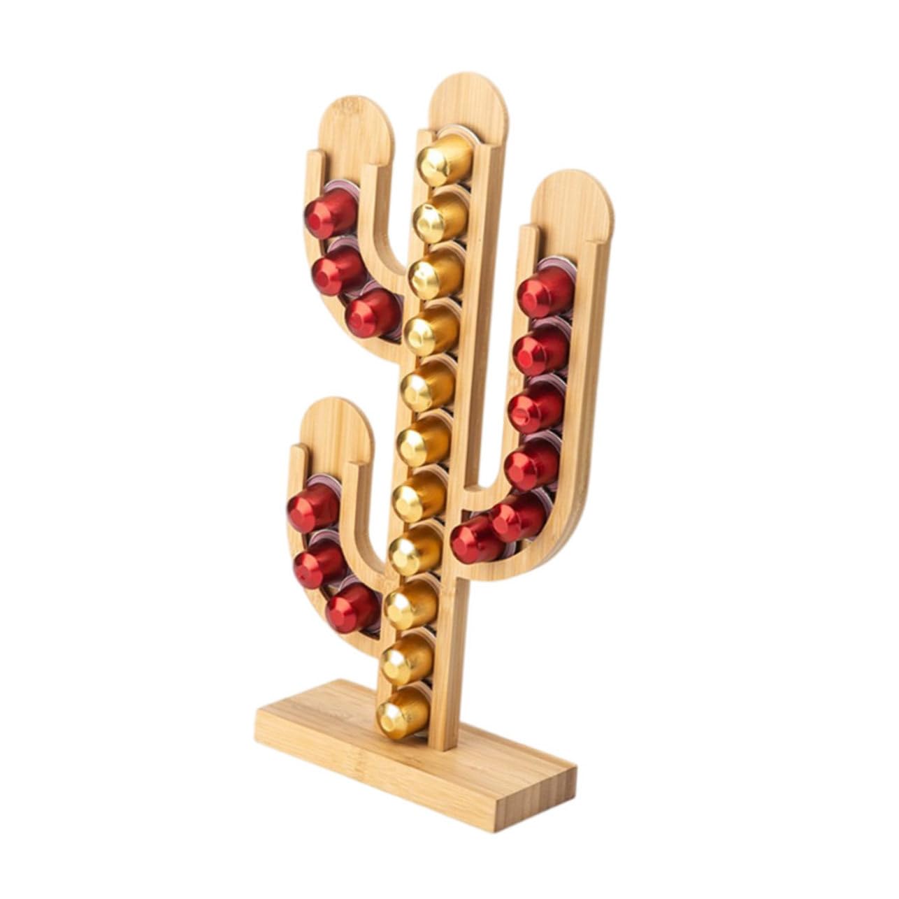 Porte-capsules de café cactus Cabilock : rangement cuisine compact