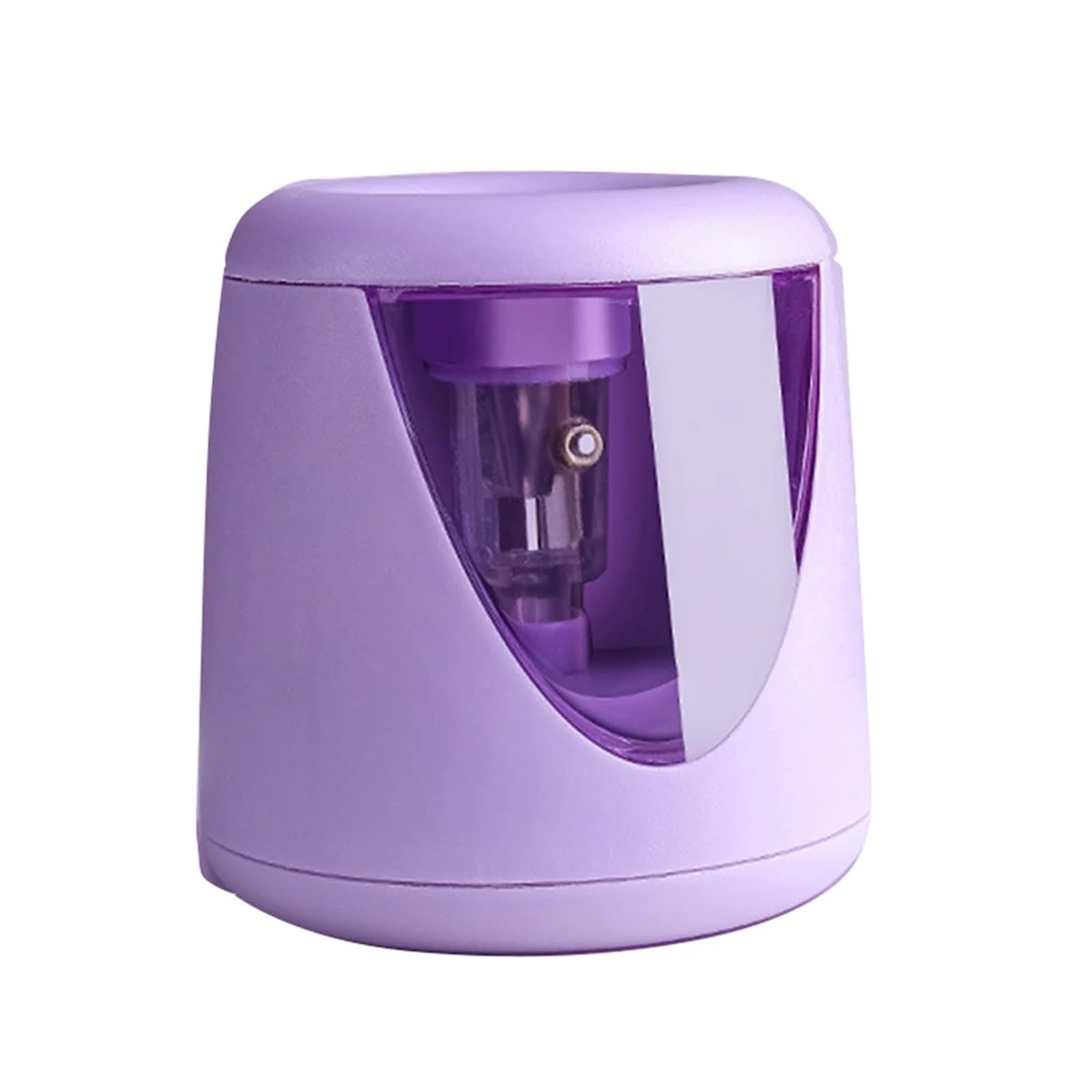 Automatischer elektrischer Bleistiftspitzer, multifunktional, niedlicher Spitzer für 6 mm - 8 mm Bleistift, Grundschüler, Kinder, Schreibwaren (lila)