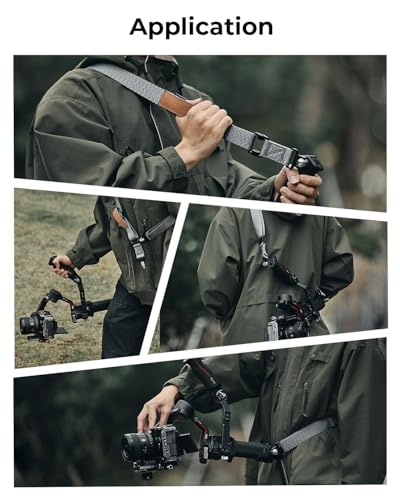 Image of SmallRig Adjustable Sling Handgrip Gimbal Sling Handle w /Shoulder Strap for DJI RS 5 / RS 4 Pro / RS 4 / RS 3 / RS 3 Pro /RS 2 Stabilizer, Ergonomic Grip for Low Angle Shots
