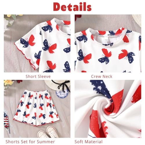 Image of Aalizzwell Toddler Girl 4th of July Clothes