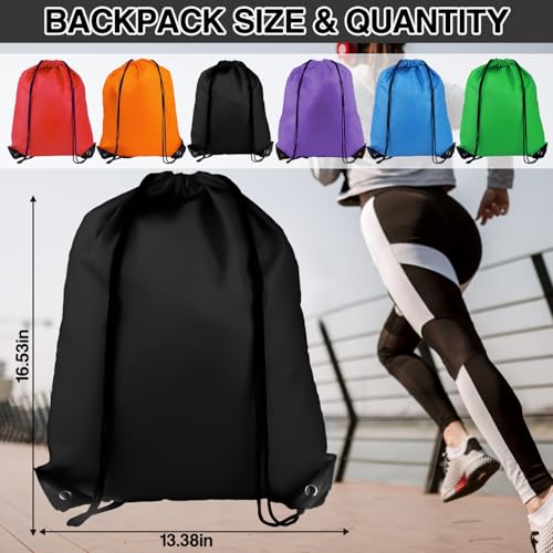 COIDEA Drawstring Backpack 6-Pack