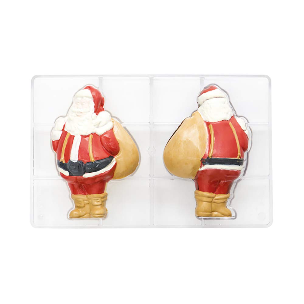 DECORA 0050110 SANTA CLAUS POLYCARBONATE MOLD 69 X 105 MM 200 X 120 X22 MM