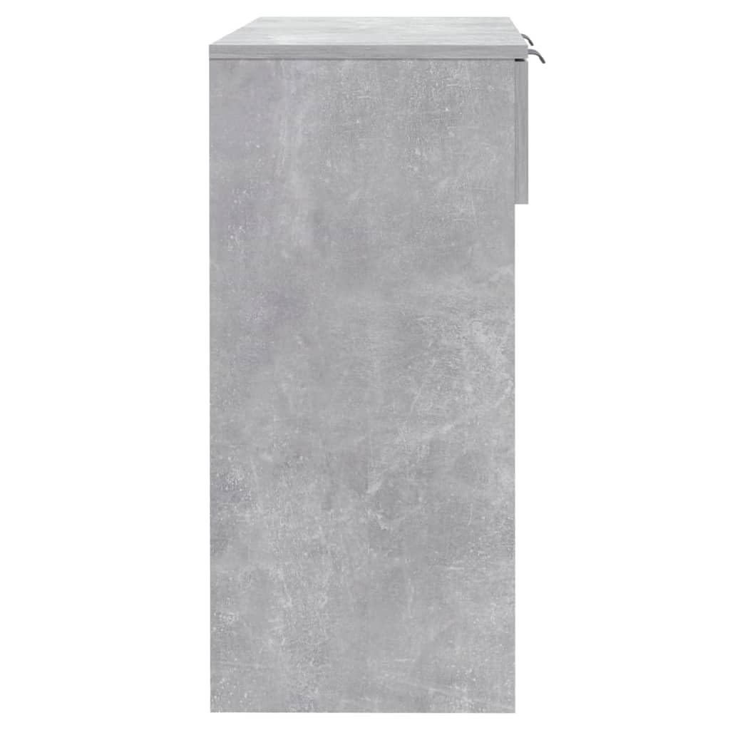 vidaXL Tavolino da Salotto Grigio Cemento 90x36x75cm Legno Multistrato
