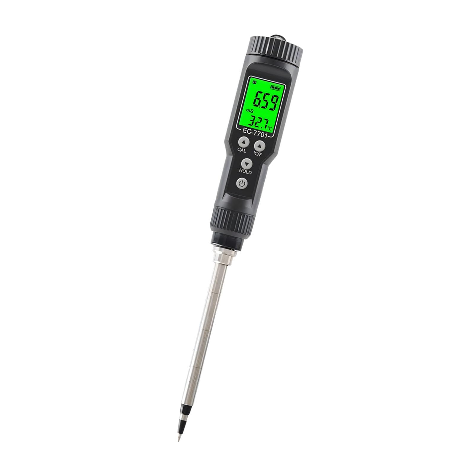 Professional Soil EC Tester with Auto Temp for Accurate Salinity and Nutrient Measurement in Agriculture Soil Salt Meter