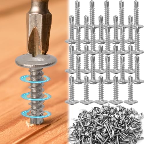 40 tornillos autoperforantes de acero inoxidable, 13 mm miniatura 4