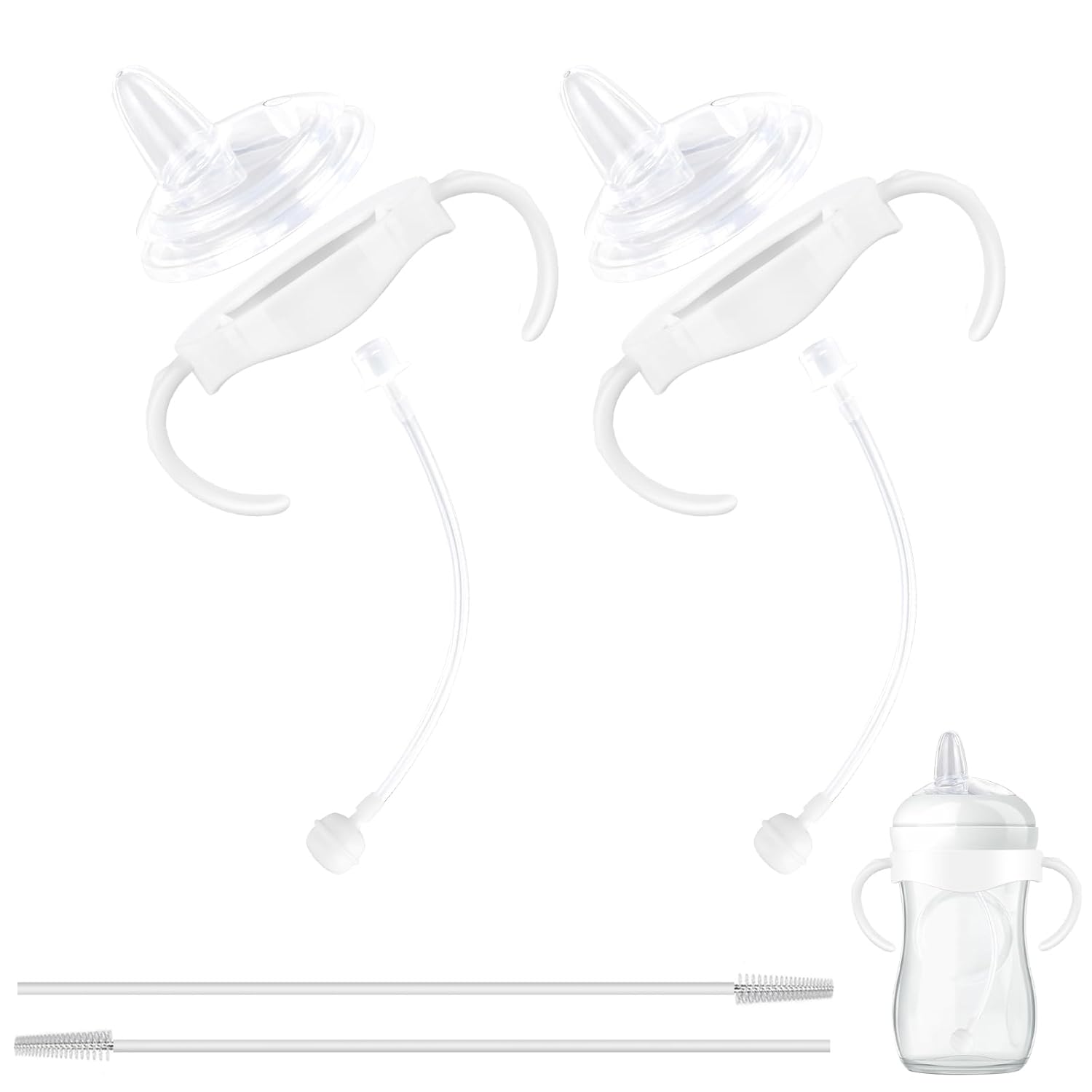 2Packs Sippy Cup Conversion Set for Philips Avent Natural