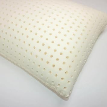 Essentia Certified Organic Latex Pillow - One Size - New Proprietary Outer Shell with Blended, Shredded Foam Fill.