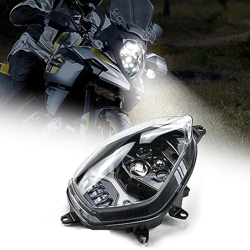 VEIUTOR LED Headlights for V-strom DL650 14-20, LED Head Light Headlamp Front Lamp with High Low Beam DRL for Suzuki V-strom 650 1000 DL650 DL1000 2014-2020 Accessories