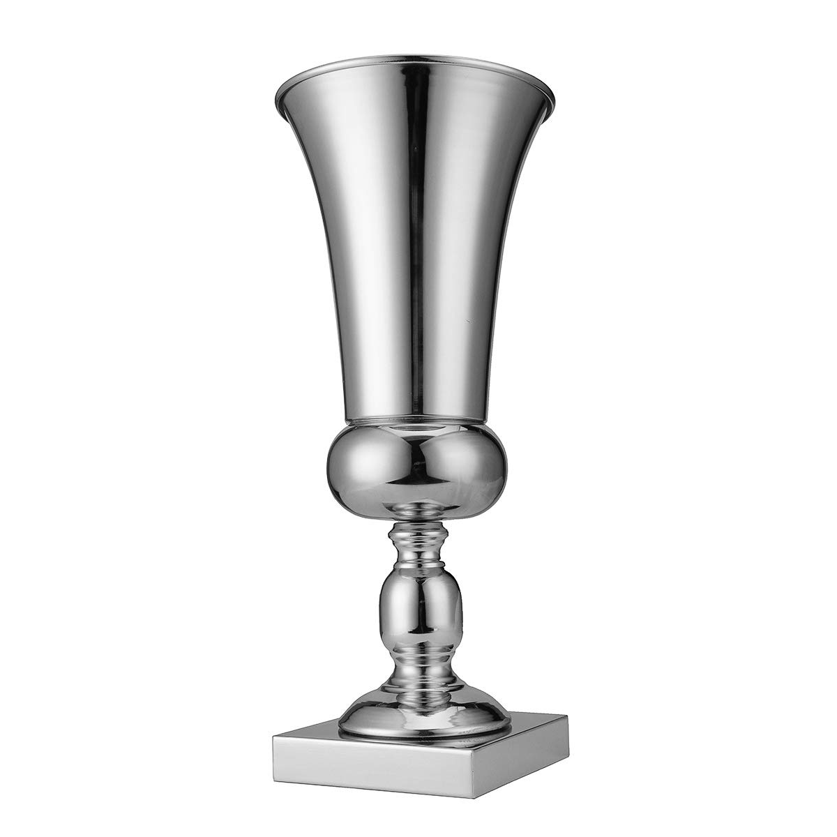 CCChaRLes 43 Cm Impresionante Lujo Plata Oro Flor Flor Flor Mesa De Boda Centro De Decoración - Oro