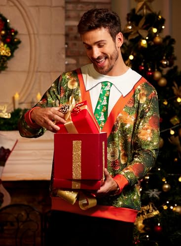 Arvilhill Men's Ugly Christmas Funny Graphic Long Sleeve Unisex Sweatshirt (S-3XL) - Image 7