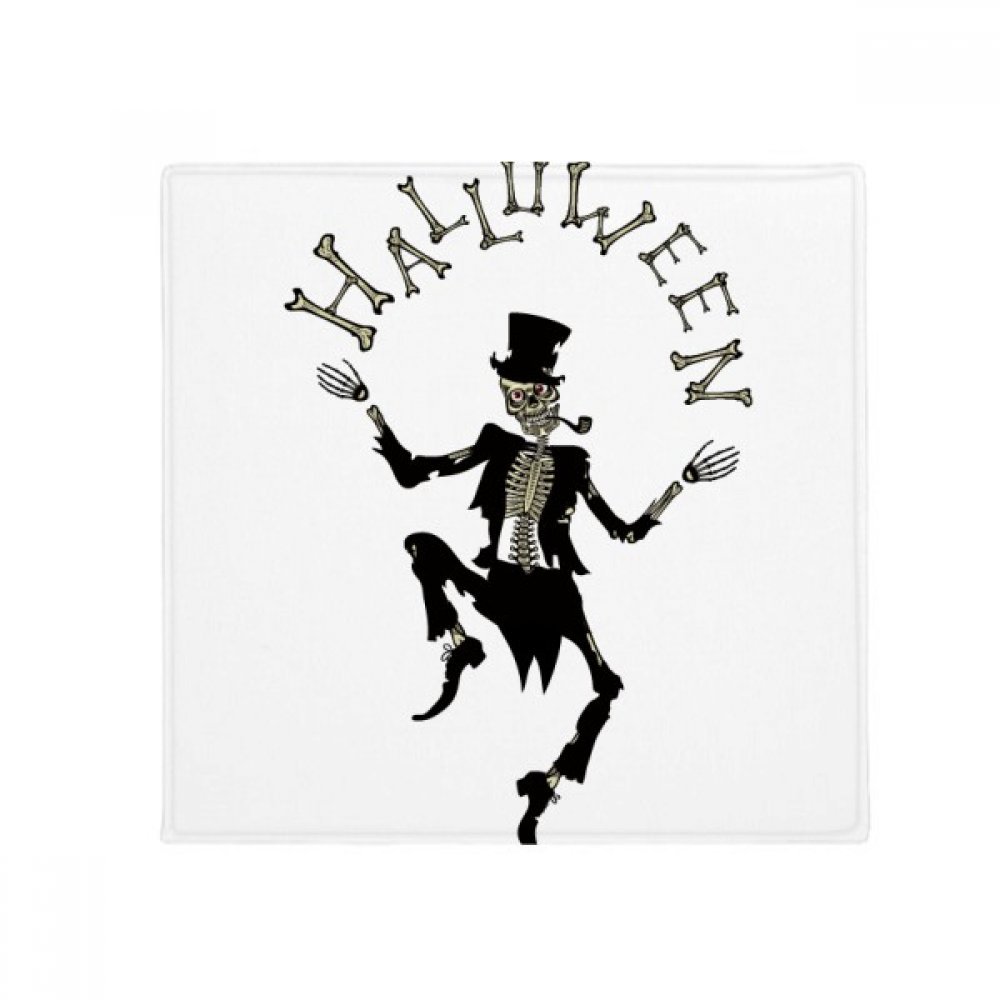 Fantôme peur crâne tapis de sol antidérapant halloween pour maison 80x80cm