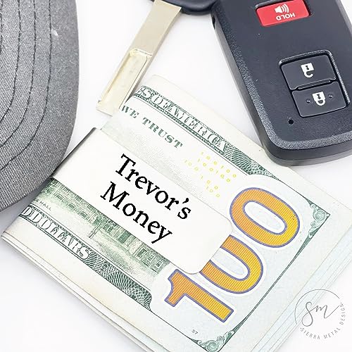 Pacific Grove Money Clip Personalized Gift For Him Gift Papa's Money Gift Money Clip For Dad Husband Grandpa Birthday Christmas Fathers Day Uncle Gift Grandpa NAME-MONEY2