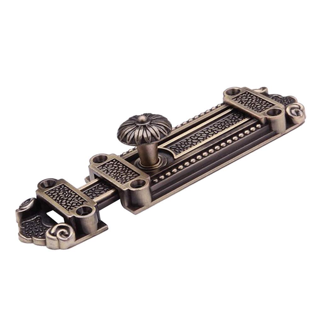 Tubayia Vintage Door Latch Bolt Security Latch Lock for Door, Window, Fences (Green Bronze)